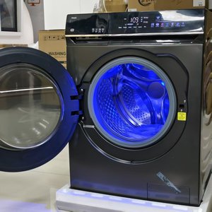 <span class=keywords><strong>Lave</strong></span>-<span class=keywords><strong>linge</strong></span> frontal entièrement automatique H 15 kg <span class=keywords><strong>avec</strong></span> séchage, écran tactile, lumière bleue, grande capacité, équipement de buanderie - Product Image 2