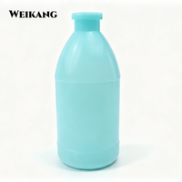 Bouteille en plastique PP de 50 ml pour vaccins vétérinaires liquides avec bouchon en caoutchouc pour médicaments liquides