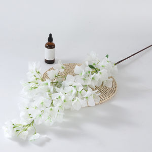 Fleurs artificielles en soie violette, 120 cm, fausses fleurs, boupochette pour la décoration, vente en gros - Product Image 6