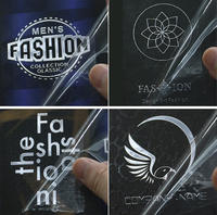 Logo de marque adhésif de forme personnalisée Autocollants de transfert en vinyle Uv Dtf Emballage auto-adhésif pour mini gobelet porte-clés et dentifrice