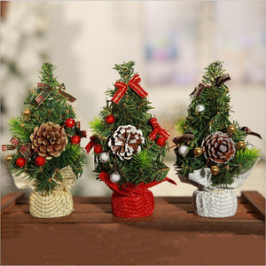 Mini Árboles de Navidad Decorativos, Adornos Navideños, Decoraciones Exquisitas para el Día de Navidad, Árboles Pequeños - Product Image 3