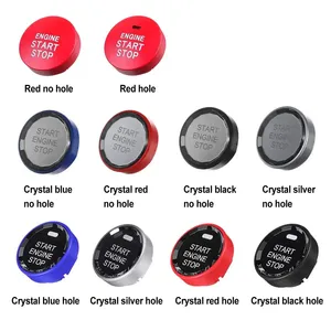 Autocollant de protection pour bouton de démarrage/arrêt du moteur style cristal, garniture intérieure pour Toyota, Barus, Lexus - Product Image 2