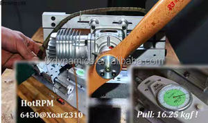 EME 60CCガソリンエンジンガソリンエンジン6.2HP 2ストローク7200RPM点火モジュール付きスパークプラグCM6 RC固定翼飛行機用 - Product Image 5