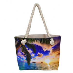 Bolsas de Lona con Diseño Personalizado, de Alta Calidad para Mujer, Bolsa de Playa, Bolsa de Viaje, Bolsa Grande con Logotipo Personalizado - Product Image 6
