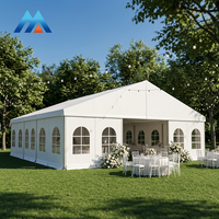 Chapiteaux de luxe mobiles d'extérieur, durables, résistants au vent et à l'eau, en PVC robuste, avec logo personnalisé pour mariages, fêtes, événements et salons professionnels