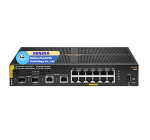 Orijinal yeni HP Aruba gigabit ethernet 12 port ağ poe anahtarı R8N89A