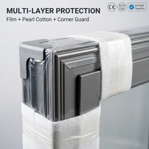 Finestre e Porte in Alluminio per Case, Grande Lucernario Scorrevole con Vetro Blindato, Tettoia in Alluminio a Doppio Vetro - Product Image 6