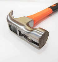 Marteau en corne de mouton de style américain personnalisable OEM avec poignée en plastique Marteau à clous pour toiture de qualité bricolage