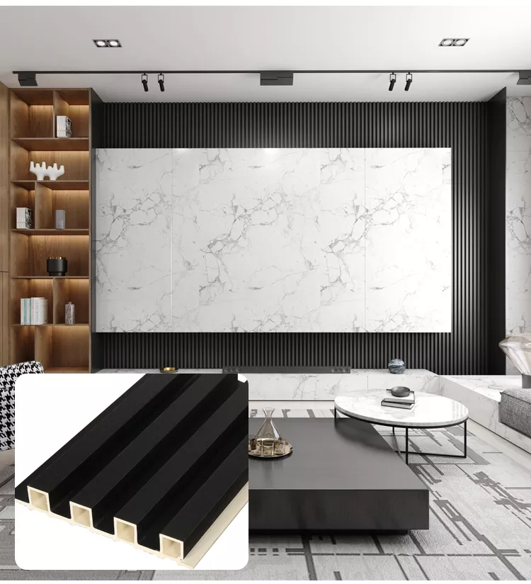 Wood Substitute WPC Louvered Fluted Wall Panels Elegant Versatile