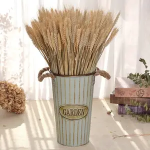 Sıcak satış 60cm uzun kurutulmuş buğday çiçek yüksek simülasyon doğal yapay kuru arpa düğün salonu için ev dekorasyon