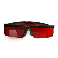 Lunettes de thérapie par la lumière rouge UV400, protection anti-lumière bleue, pour salon de beauté, clinique, relaxation, jeu vidéo
