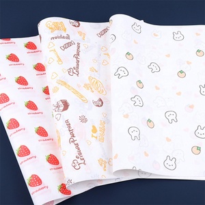 Bán buôn tùy chỉnh mỡ bằng chứng giấy thực phẩm khoai tây chiên và cấp thực phẩm Hot Bán Sheets gói thực phẩm không thấm mỡ giấy sáp giấy - Product Image 4