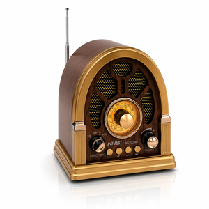 <span class=keywords><strong>Radio</strong></span> rétro vintage NS-7228BT NNS avec haut-parleur, Bluetooth, USB, TF, FM, AM, SW, <span class=keywords><strong>radio</strong></span> de bureau portable décorative - Product Image 1