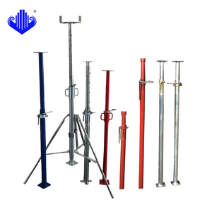 Soporte de acero ajustable gato telescópico barato fábrica china de alta resistencia galvanizado en caliente - Product Image 1