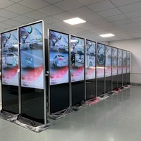 Pantalla de Señalización Digital LCD de Pie para Interiores de 55/75 Pulgadas a Pantalla Completa