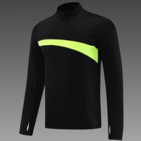 Nouvelle conception 2023, veste de survêtement de football pour hommes adultes, logo personnalisé, équipe sportive, entraînement en plein air en hiver, 100% polyester