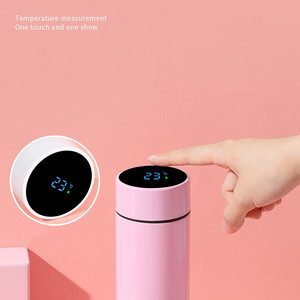 ขวดน้ำอัจฉริยะแบบใหม่ขายส่ง พร้อมไฟ LED แสดงอุณหภูมิ แก้วเก็บความร้อนทันสมัย สำหรับกาแฟและชา - Product Image 5