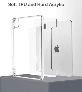 Máy tính bảng mỏng PU da rõ ràng bìa sau trường hợp với chủ bút chì cho <span class=keywords><strong>iPad</strong></span> (A16) 11th thế hệ 11 inch 2025 10th 10.9 inch 2022 - Product Image 6