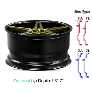 Jantes en alliage forgées <span class=keywords><strong>X53</strong></span> de 17 à 24 pouces, nouveau design concave en 2 pièces, moyeu de roue de course, garantie 5 ans, Chine, modification/amélioration - Product Image 3