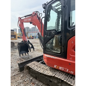 Mini-excavatrice d'occasion Kubota KX163-5, poids opérationnel de 5,6 tonnes, avec godet de terrassement de 0,19 m³, en bon état - Product Image 3