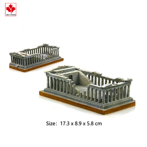 사용자 정의 3D 미니어처 모델 수지 그리스 Athen Acropolis 건물 동상 관광 기념품 - Product Image 2