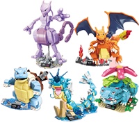 Bloques de Construcción Chinos Pokémon, Juguetes para Niños, Modelo de Bulbasaur, Bloques de Construcción de Pokémon Mágicos
