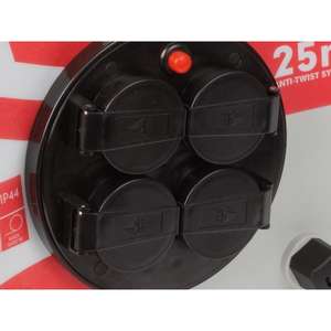 ENROULEUR DE CÂBLE EN NÉOPRÈNE PROFESSIONNEL-40 m - 3G2.5 - 4 PRISES-PRISE FRANÇAISE - Product Image 2