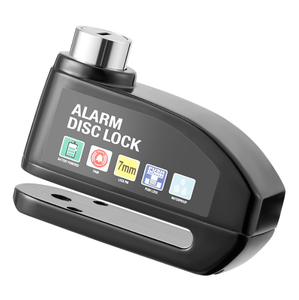 <span class=keywords><strong>Candado</strong></span> de <span class=keywords><strong>Disco</strong></span> de Seguridad para Bicicleta y Motocicleta, Antirrobo, Impermeable, de Buena Calidad, con <span class=keywords><strong>Alarma</strong></span> - Product Image 1