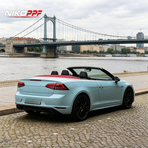Película Protectora para Autos NIKO, Rollo de Vinilo TPU para Cambiar el Color del Vehículo, Color Azul Meisen, Protección de Pintura, Antiarañazos - Product Image 1