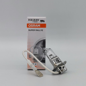 หลอดไฟ <span class=keywords><strong>OSRAM</strong></span> H3 24V <span class=keywords><strong>100W</strong></span> 62243 Super rallye ของแท้สำหรับชิ้นส่วนรถบัส Higer - Product Image 1