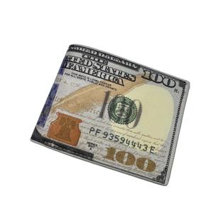 Nueva Cartera para Hombre con Diseño de Billetes de Dólar, Gran Capacidad, Estilo Vintage, con Clip para Dinero, en Oferta - Product Image 2