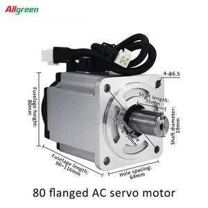 Allgreen A6 220V 4.5/4.6/5.8A 750/1000W Servo <b>Motor</b> <b>Controller</b> 3000rpm 2.39/3.2/4N.m AC Servo <b>Motor</b> Drivers Kit for Laser Machin - Product Image 2