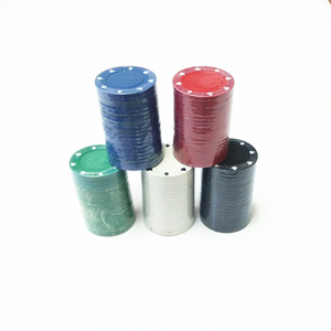 Fichas de Póker de Plástico PP YY Blank de 12g, 40mm, Multicolores Personalizadas, 200, 300 o 500 Piezas por Juego para Juegos de Casino - Product Image 1