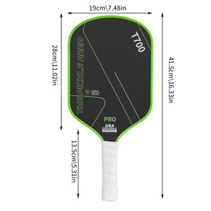Raquette de pickleball The Pickle Area Pro T700 en fibre de carbone, approuvée par l'USAPA, design sans bordure pour adultes - Product Image 5