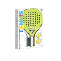 Ensemble de raquettes de tennis de table Concord en plastique blanc et vert, 2 balles, boîte colorée, sport de plein air, enfants, jeu en plein air