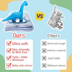 Jouets pour bébés en tissu doux personnalisés avec poupée dinosaure, jouets pour siège auto pour nouveau-nés, fabricant - Product Image 4