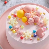 Großhandel Kuchenstreusel Gemischte Essbare Kuchendekoration Zuckerperlen Cupcake-Topper Essbare Streusel