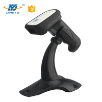 Lecteur de codes-barres portable filaire 1D CCD DY SCAN avec support, couleur noire, interface USB, 300 lectures/secondes, garantie 1 an