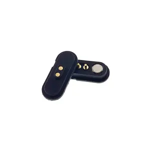 2,54mm Passo Pogo 2-6 Pin Gold Plating Conector Alta Potência Ímã de Acoplamento Cabo USB Fio Carga Pogo Pin Connector