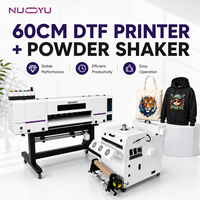 Imprimante DTF 60 cm à double tête Epson I1600 |   Séchoir et agitateur de poudre automatique, encre pigmentée, largeur d'impression de 600 mm pour transfert thermique sur T-shirt