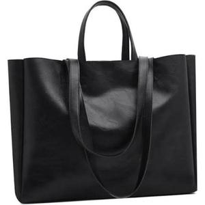 Sac à main en similicuir à deux anses pour femme, élégant, avec fermeture éclair, doublure en polyester doux, vente en gros - Product Image 1