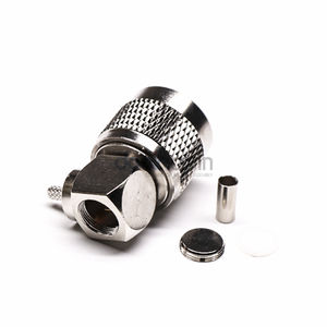 Rechtshoekige UHF mannelijke PL259 connector crimp voor RG58 RG8X coaxiale kabel - 90 graden <span class=keywords><strong>PL</strong></span>-259 antenneplug voor amateurradio CB maritiem - Product Image 2