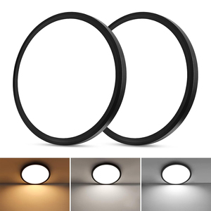 Super Slim 10/12 pulgadas montaje en superficie regulable 3000K 4500K 6000K CCT LED luces de <span class=keywords><strong>techo</strong></span> para dormitorio <span class=keywords><strong>baño</strong></span> cocina - Product Image 2