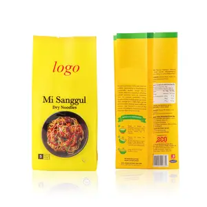Di alta qualità stampata su misura per uso alimentare biodegradabile Noodle cibo imballaggio Spaghetti Pasta sacchetto di imballaggio