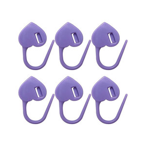 Marqueurs de mailles en plastique tendance en forme de cœur, épingles de couture <span class=keywords><strong>à</strong></span> verrouillage pour crochet, clips portables pour projets de bricolage - Product Image 5