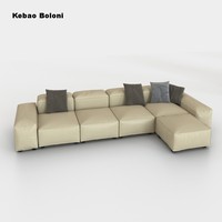 Modernes Cabrio L-förmiges Doppels ofa mit getuftetem Rücken, schaum gefüllter Komfort für das elegante Couch-Set in der Hotellobby