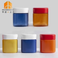 Bouteille de vitamines en plastique Fudge de grande taille de 250ml 300ml 450ml avec bouchon anti-enfant pour bouteille de supplément gommeux carré