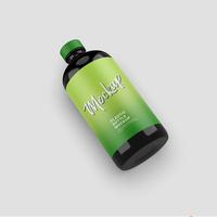 100ml gros bouchon à vis en plastique nouvelle bouteille maigre en érable bouteille de sirop contre la toux personnalisé PET Portable gel médecine transparente