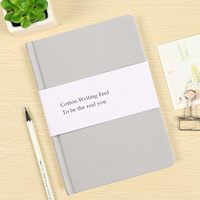 Impression personnalisée Logo Journal Notebook Lin Couverture rigide Tissu A4 A5 A6 B5 pour les promotions