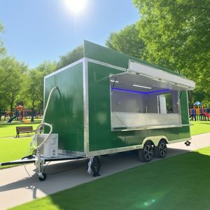 Remorques professionnelles pour l'extérieur entièrement équipées : cuisine, café sur mesure, boulangerie, camion de crème glacée, kiosque de restauration de rue - Product Image 1